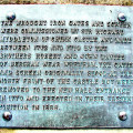 Chirk Castle Gate Inscription